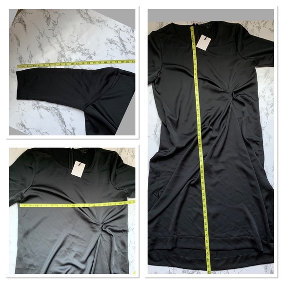 NWT Hatch The Lauren Black Side Slit Dress 3 - Picture 13 of 13